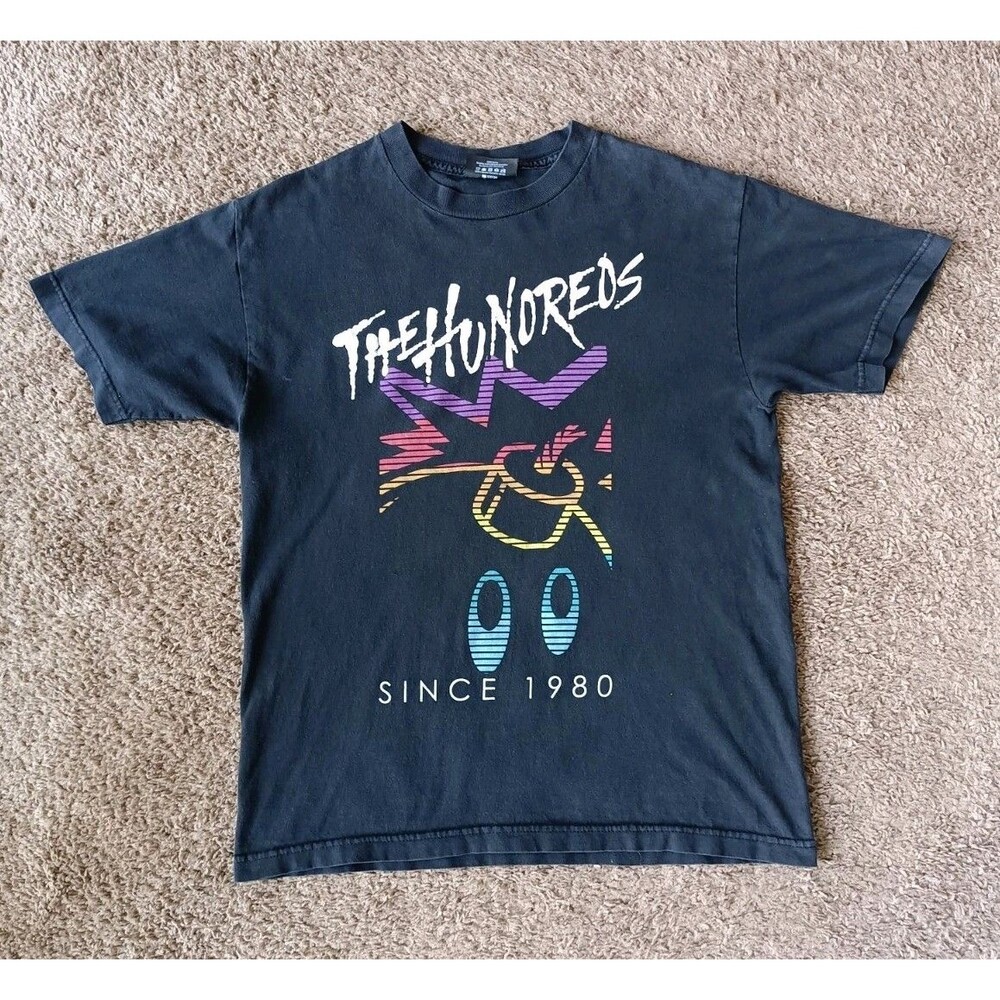 Vintage The Hundreds Bomb T-Shirt Men's Size Medium Graphic Black Shirt